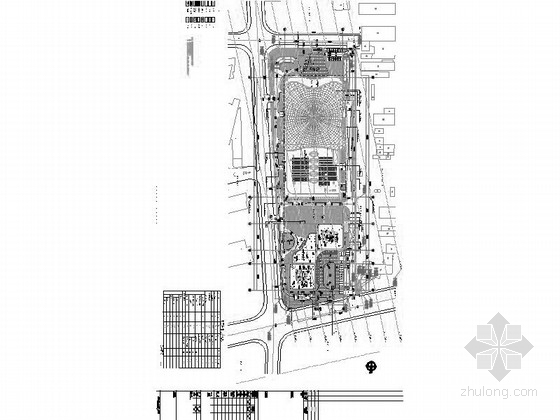 [合集]3套超精品高层商业综合体建筑施工图（含效果图、su）-3套超精品高层商业综合体建筑首层平面图