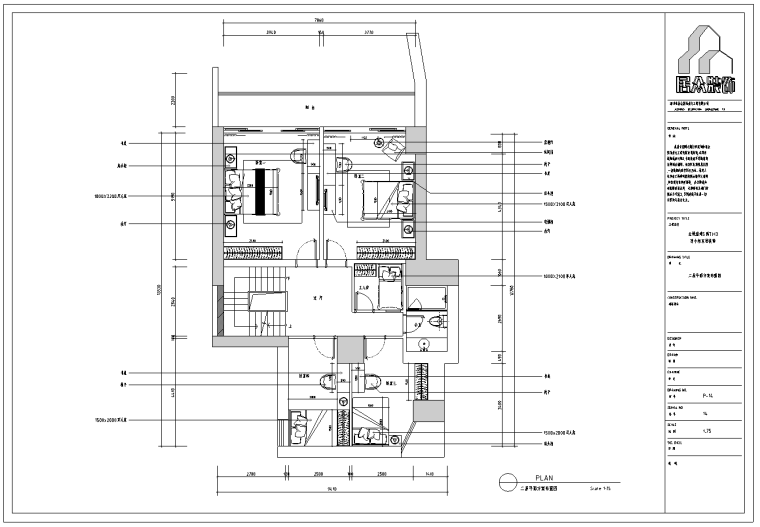 现代欧式别墅装饰资料下载-金域蓝湾欧式三层别墅施工图