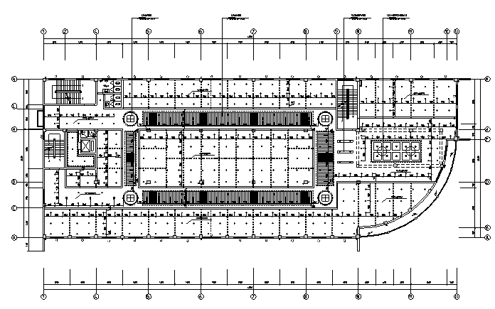 装修外立面施工图资料下载-[浙江]假日酒店客房卖场外立面施工图（附效果图）