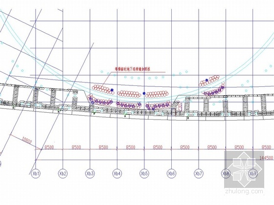 [上海]20米深基坑地下连续墙围护施工图（逆作法施工）-坑内地基加固