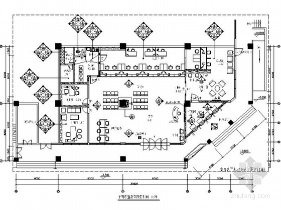 建筑施工项目股份制资料下载-[深圳]现代股份制地方性金融机构支行装修施工图（含电气）