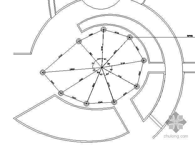 装饰灯柱CAD资料下载-某广场装饰柱施工详图
