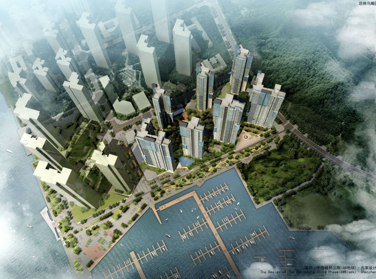规划设计与建筑设计资料下载-[深圳]半岛城邦居住区规划设计