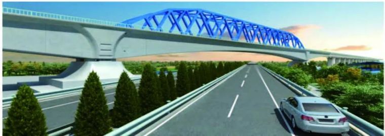 钢桁桥悬臂拼装资料下载-连续梁-钢桁组合桥 BIM 建模技术研究
