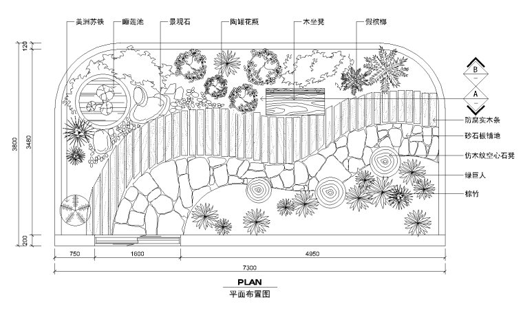 36套屋顶花园景观CAD平面图（各类型的屋顶花园）11-20-9_看图王