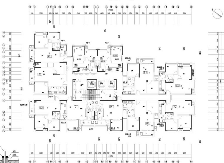 室内办公图例资料下载-[重庆]高层综合办公楼室内燃气室外管网及通风系统设计施工图