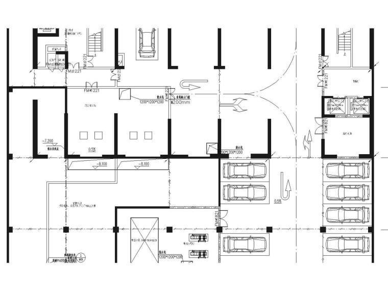 乡镇卫生院检验室图纸资料下载-某大厦地下室电气全套最新图纸（接地、消防、动力、照明设计）