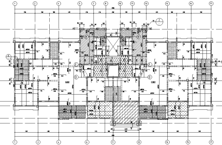 [阜阳]知名地产混凝土框架结构商业建筑钢筋工程专项施工方案（55页）-二层板配筋图