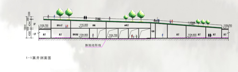 [攀枝花]两层特殊地形文化博物馆（CAD+文本+PPT）-两层特殊地形文化博物馆