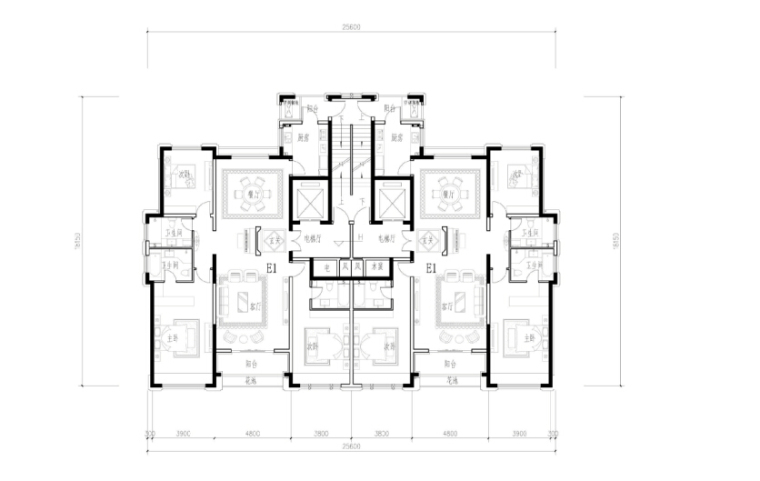 [河南]现代风格底商及高层住宅建筑设计方案文本（含两个方案）