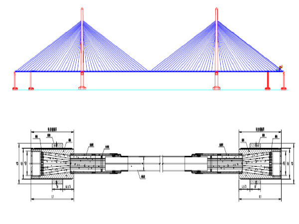 斜拉索构造资料下载-斜拉索施工方案