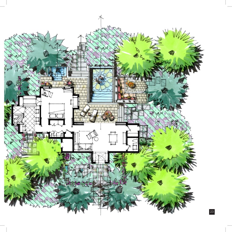 景观住宅平面图资料下载-景观平面图手绘细部设计合集（85张）