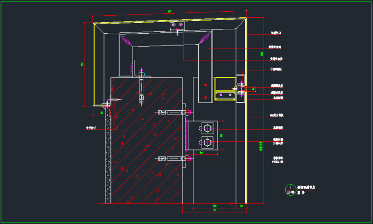 幕墙节点CAD图资料下载-幕墙装修节点图