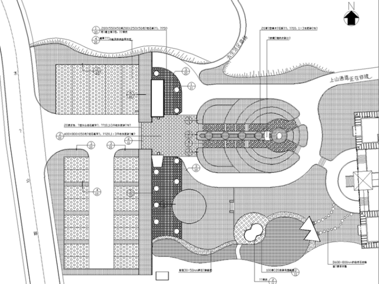 公园木屋设计施工图资料下载-公园施工图