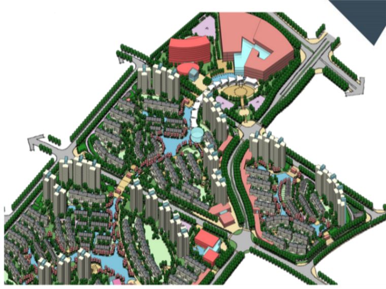 旅游区总体规划效果图资料下载-[重庆]阿特金斯双福综合项目住宅小区地块总体规划设计方案文本