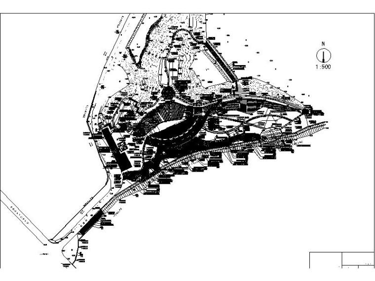 [浙江]石刻纪念广场景观设计施工图-铺装设计总平面图