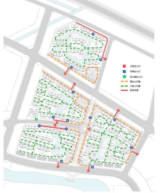 [陕西]高层新中式风格住宅建筑设计方案文本（含叠拼洋房）-高层新中式风格住宅建筑分析图