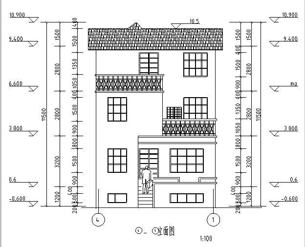 [合集]50套多层别墅建筑施工图（部分图纸含效果图）-50套多层别墅建筑施工图（部分图纸含效果图）