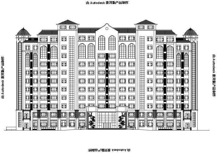 老年公寓效果图纸资料下载-[宁夏]高层框架剪力墙结构老年公寓及配楼建筑施工图
