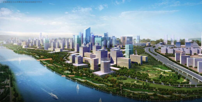 [广东]某城市水道一河两岸城市设计深化-效果图1