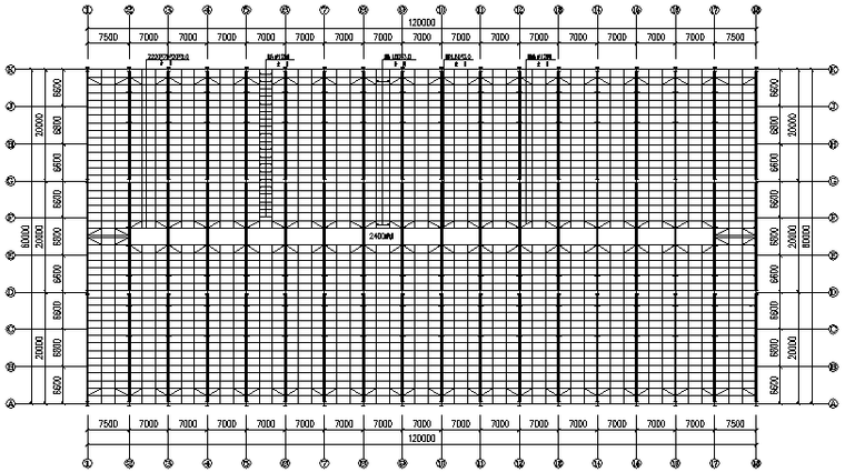 南靖单层单山单跨门式刚架钢结构工程方案（CAD，十四张）_2