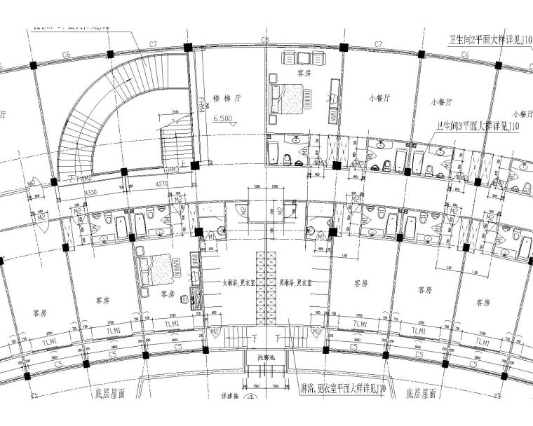 建筑酒店设计排版资料下载-海濱酒店设计方案