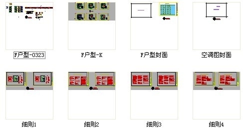 [瑞金]独创新古典欧式三层别墅样板房装修图资料图纸总缩略图 