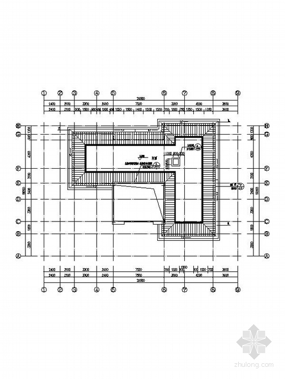 [新农村]三层独栋别墅建筑施工图（含效果图 推荐参考）-三层独栋别墅建筑平面图