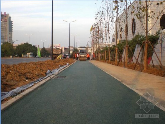河南市政全套表格资料下载-[河南]市政道路沥青混凝土施工方案（铺装 检测）