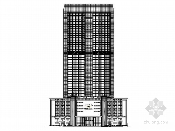 140建筑平面图资料下载-[广东]41层现代风格星级酒店建筑施工图（140余张图纸）
