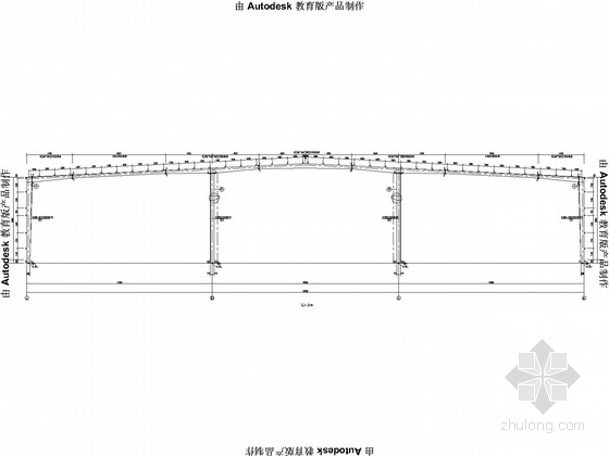屋门施工图资料下载-54米X90米门式刚架厂房结构施工图
