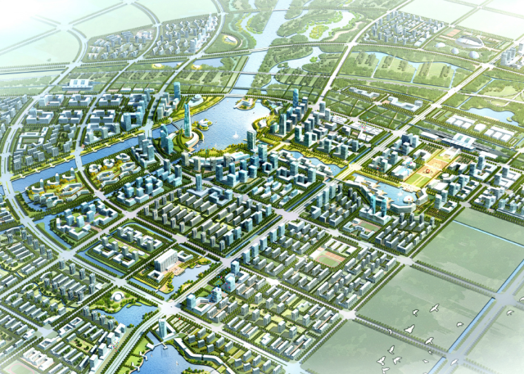 2019建筑竞赛资料下载-[河北]黄骅市城市中心区城市设计竞赛方案文本