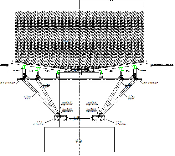 [鲁南]高速铁路工程(60+112+60)米连续梁悬灌施工方案-托架托架结构