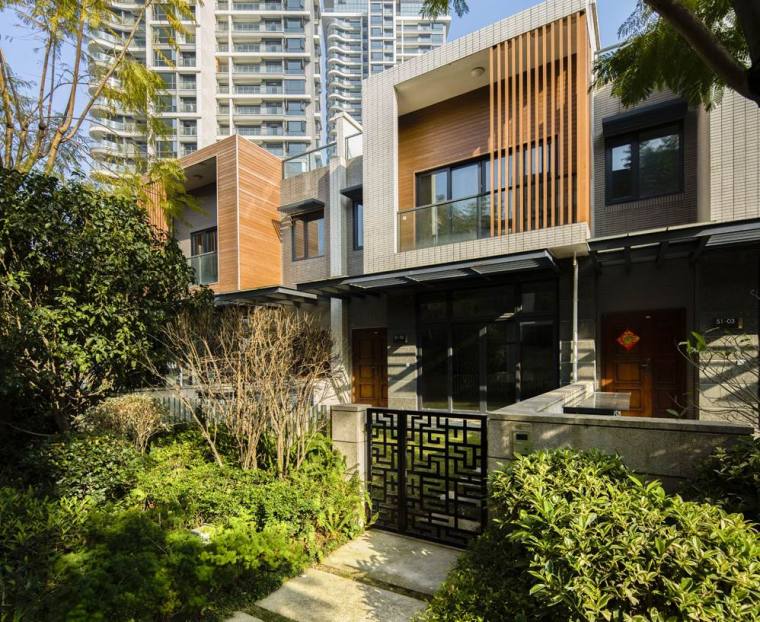 现代新亚洲风格住宅小区资料下载-上海福州新大陆住宅景观