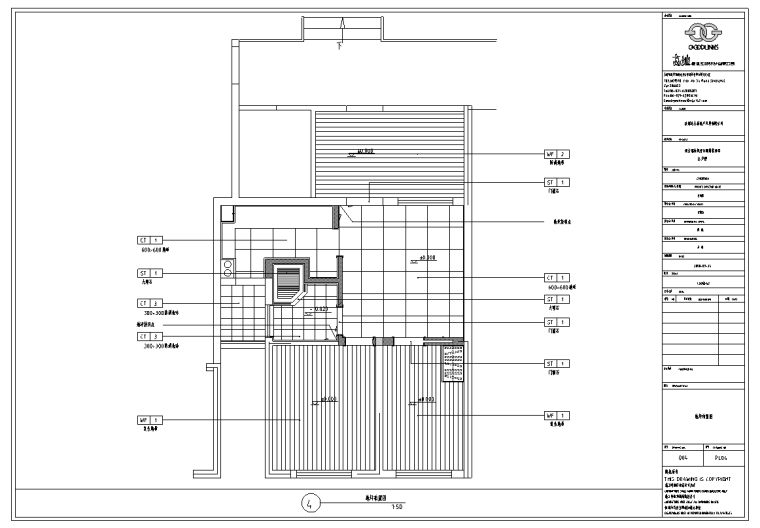 室内设计精装资料下载-远大都市风景五期精装项目B户型室内设计施工图