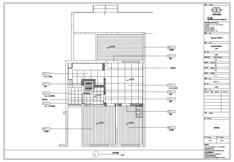 室内精装修图资料下载-远大都市风景五期精装项目B户型室内设计施工图