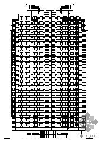 塔式建筑设计施工难点资料下载-东方城市花园某二十八层A型住宅楼建筑设计施工图