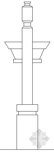 景观小品平立剖面图资料下载-石柱详图二