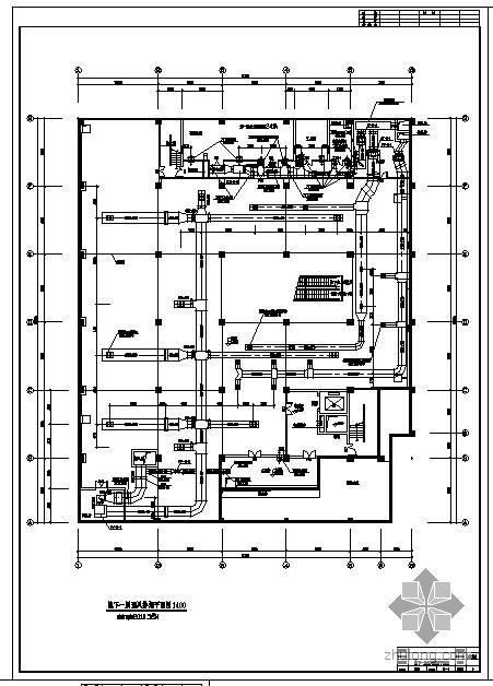 200平米冷媒空调设计资料下载-山东某项目冷媒中央空调图