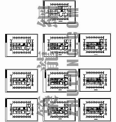 植物隔离检疫温室资料下载-某动植物检验检疫局实验楼电气综合平面图