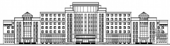 低层欧式办公资料下载-[弥勒县]某行政中心建筑施工图