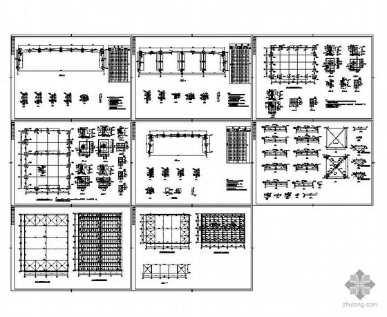 某20m和30m跨门式刚架库房结构施工图-4