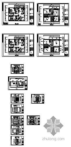 两居室家装全套施工图-4