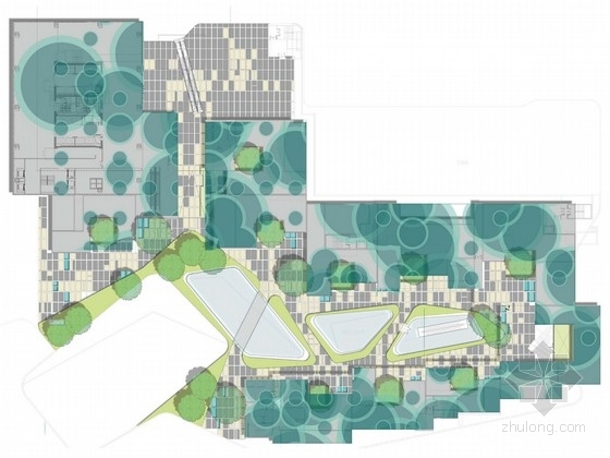 种植铺装设计资料下载-[重庆]核心商业区种植景观概念设计方案（知名景观设计公司）
