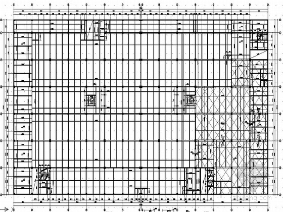 混凝土广场结构图资料下载-马鞍山某广场结构图