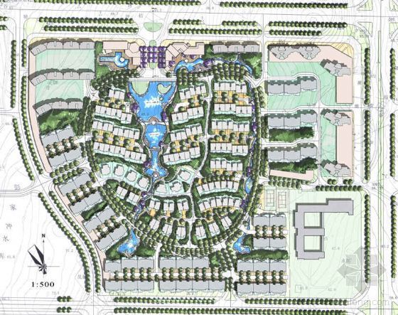 监理小区出新安全会议资料下载-湖南长沙小区景观规划设计方案
