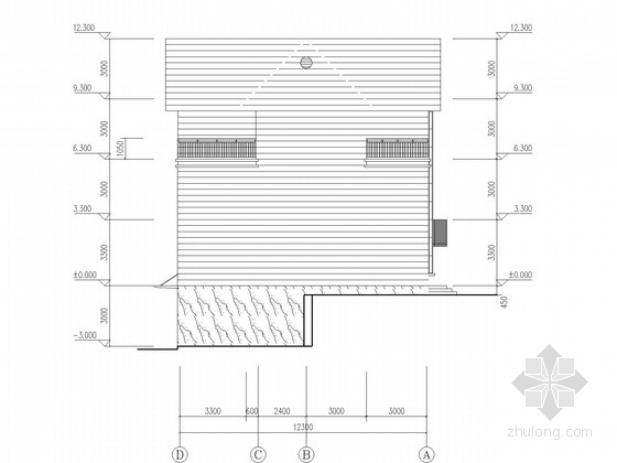 柱网结构别墅资料下载-三层框架别墅结构施工图(含建施)