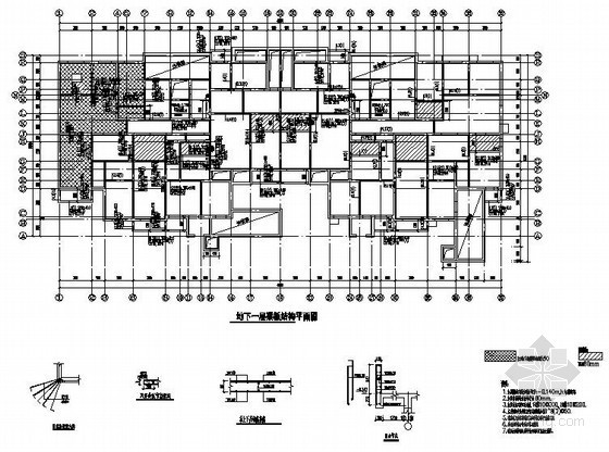 看墙设计图资料下载-剪力墙住宅结构设计图