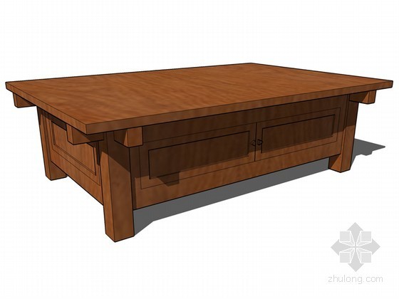 雅典阿拉洛姆桌游咖啡资料下载-咖啡桌SketchUp模型下载