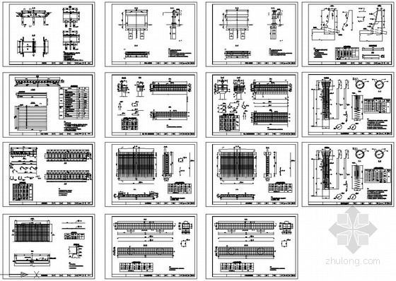 桥梁隧道CAD图纸资料下载-常规桥梁构造和钢筋cad设计图纸